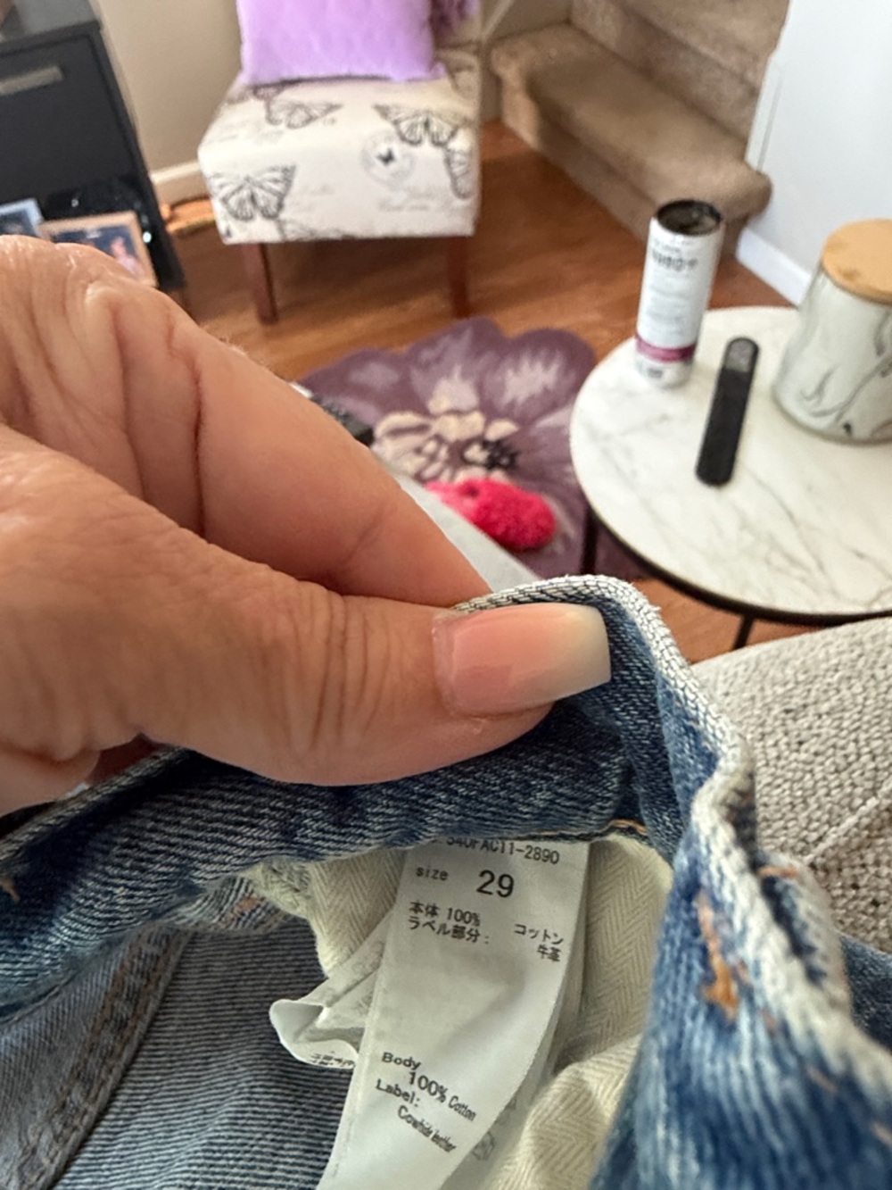 Moussy Vintage Medium Blue Denim Jeans - Picture 4 of 4